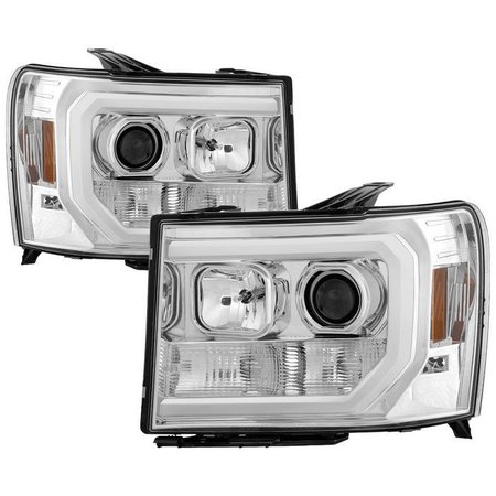 SPYDER AUTOMOTIVE 07-13 SIERRA1500/2500/3500 VERSION 2 PROJECTOR HEADLIGHTS-LIGHT BAR DR 5083647